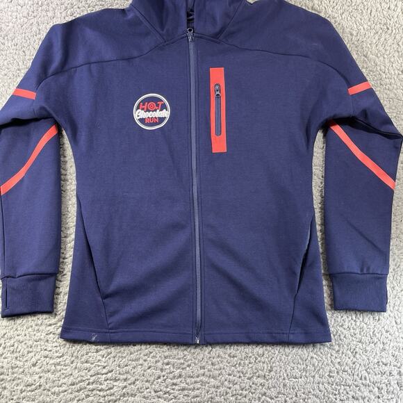 Ventures Endurance Hoodie Men's Small Jacket Hooded Hot Chocolate Run Full Zip - Picture 5 of 9